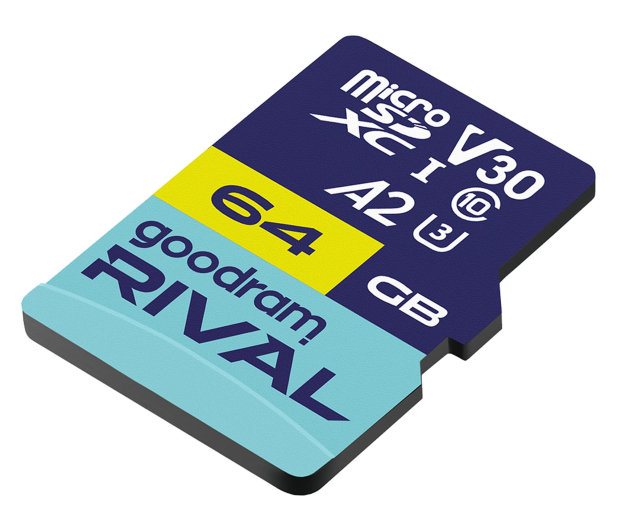 GOODRAM 64GB microSDXC RIVAL M2AA 170MB/s A2 UHS-I U3 V30 - 1536714 - zdjęcie 2